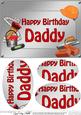 A5 Birthday Daddy Handyman Tools Oval Pyramage Topper
