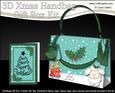 3D Xmas Little Lamb Handbag Treat or Favour Box Kit