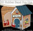 3D the Tool Shed Rubber Band Pop Up Card