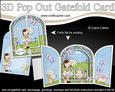 3D Girlz Liz's Flower Pop Out Gatefold Card Kit