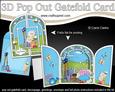 3D Gardening Pop Out Gatefold Card Kit