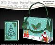 3D Ben Polar Bear Xmas Handbag Treat or Favour Box Kit