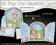3D Girlz Liz's Flowers Pop Out Gatefold Card Kit