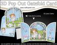 3D Girlz Liz's Bouquet Pop Out Gatefold Card Kit