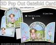 3D Girlz Zoe's Rose Pop Out Gatefold Card Kit