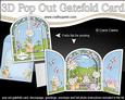 3D Gardening Pop Out Gatefold Card Kit