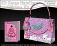 3D Westie Dog Xmas Handbag Treat or Favour Box Kit