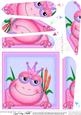Freda Frog Fan Pyramage Topper