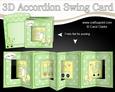 3D New Baby Accordion Swing Card