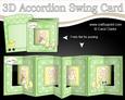 3D New Baby Lambs Accordion Swing Card
