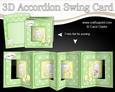 3D New Baby Kitty Kats Accordion Swing Card