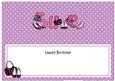 Large Dl Birthday Sue Shoes & Handbags Matching Insert