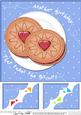 8 x 8 Jammy Dodgers Birthday Scalloped Corner Topper