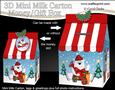 3D Xmas Ben Polar Bear Carton Money or Treat Box Mini Kit