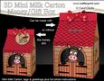 3D Gigi Horse Stable Milk Carton Money or Treat Box