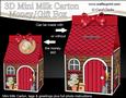 3D Potting Shed Milk Carton Money or Treat Box