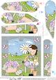 Girlz Suzi's Flower Fan Pyramage Topper