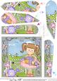 Girlz Liz's Flower Basket Fan Pyramage Topper