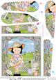 Girlz Suzi's Flower Basket Fan Pyramage Topper