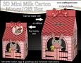 3D Coco Donkey Stable Milk Carton Money or Treat Box