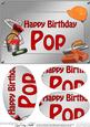 A5 Birthday Pop Handyman Tools Oval Pyramage Topper
