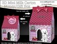 3D Jess Westie Milk Carton Money or Treat Box Mini Kit