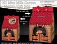 3D Coco Donkey Stable Milk Carton Money or Treat Box