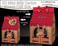3D Coco Donkey Stable Milk Carton Money or Treat Box