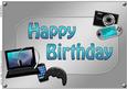 A4 Birthday Gadgets N Gizmos Card Topper