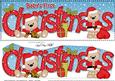 Large Dl Baby's 1st Christmas Livvy Bear 3D Decoupage