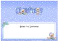 Baby's 1st Christmas Livvy Bear Large Dl Insert