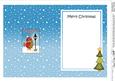 Xmas Ryan Cute Little Penguin 5x7 Matching Insert