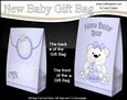 3D New Baby Boy Teddy Gift Bag Mini Kit