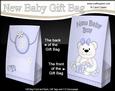 3D New Baby Boy Teddy Gift Bag Mini Kit