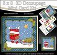 8x8 Xmas Bobbin Robin Bringing Home the Tree Mini Kit