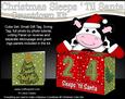 3D Milly Moo Cow Sleeps 'til Santa Countdown Cube Set