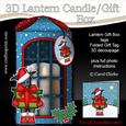 3D Xmas Hamish Scottie Dog Lantern Candle/gift Box Kit