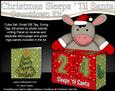 3D Little Donkey Sleeps 'til Santa Countdown Cube Set