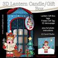 3D Xmas Gigi Horse Lantern Candle/gift Box Kit