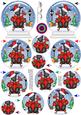 3D Sledging Scottie Dog Snow Globe Shaped Tree Decoration