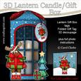 3D Xmas Rudolph Lantern Candle/gift Box Kit