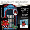 3D Xmas Cute Cat Lantern Candle/gift Box Kit