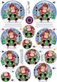 3D Sledging Gigi Horse Snow Globe Shaped Tree Decoration