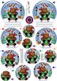 3D Sledging Rudolph Snow Globe Shaped Tree Decoration