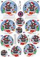 3D Skiing Scottie Dog Snow Globe Shaped Tree Decoration
