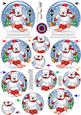 3D Skiing Westie Dog Snow Globe Shaped Tree Decoration