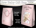 3D New Baby Girl Laura Lamb Gift Bag Mini Kit