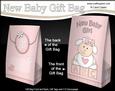 3D New Baby Girl Laura Lamb Gift Bag Mini Kit