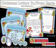 Xmas Rudolph Child's Santa Letter to and from Santa