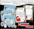 Xmas Bobbin Robin Child's Santa Letter to and from Santa